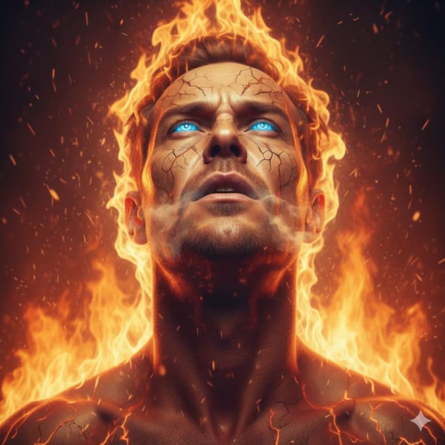 Rosto de Homem - Uncao de Sabedoria