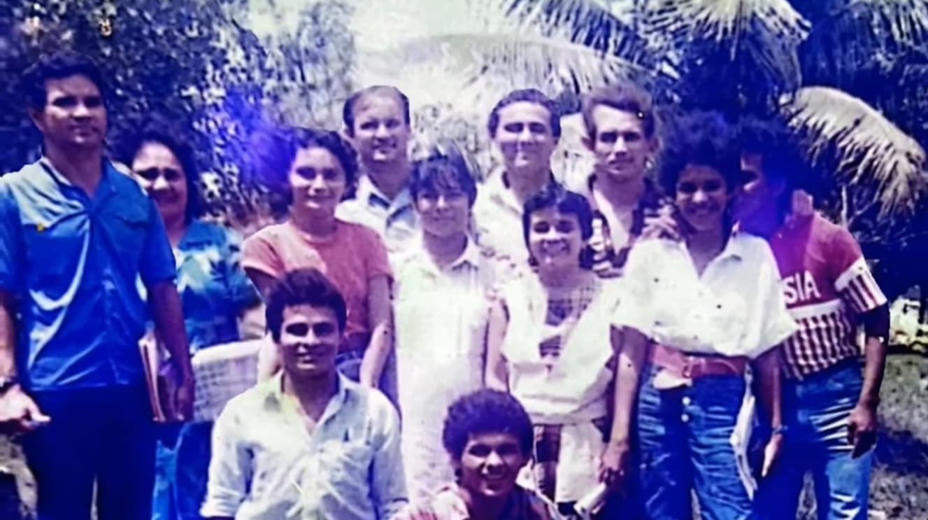 Grupo no início do ministério